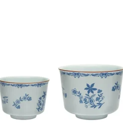 Ostindia krukke 20x15 cm blå