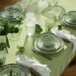 Ostindia tallerken 27 cm grønn