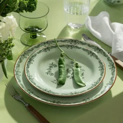 Ostindia tallerken 27 cm grønn