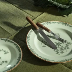 Ostindia tallerken 21 cm grønn