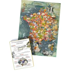 Ostpuslespill Frankrike 1000 brikker