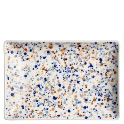 OTC A5 Helle tallerken 15x21 cm blå/brun