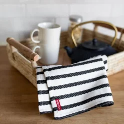 Others kjøkkenhåndkle 2 stk svart