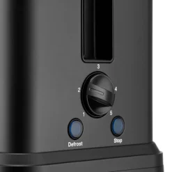 Ottoni brødrister 2 skiver svart