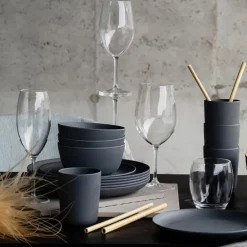 Outdoor asjett 20 cm grå