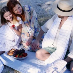 Outdoor Collection piknikteppe 120x180 cm powder blue