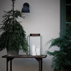 Outdoor LED-kubbelys utendørs 10,1x7,8 cm hvit