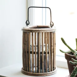 Ova lanterne 18x13,5 cm natur