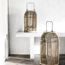 Ova lanterne 32x20 cm natur