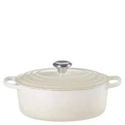 Oval gryte 4,1L meringue