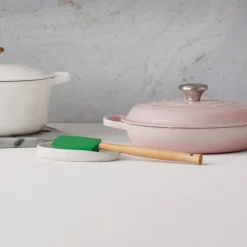 Oval gryteskjeholder white