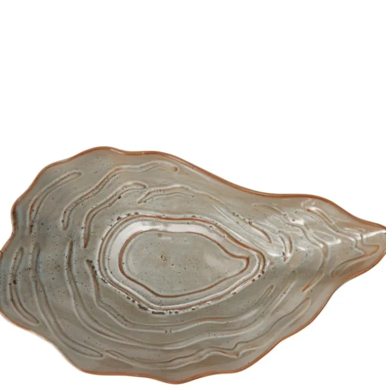 Oyster skål 30x17x6,2 cm grå