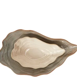 Oyster skål 30x17x6,2 cm grå