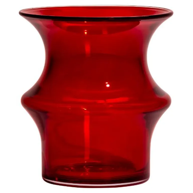 Pagod vase 167 mm rød