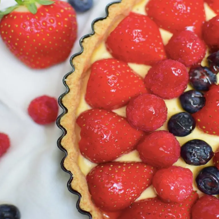 Paiform med løs bunn 25 cm svart