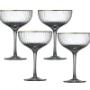Palermo cocktailglass 31,5 cl 4 stk gold
