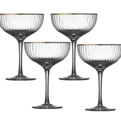 Palermo cocktailglass 31,5 cl 4 stk gold