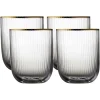 Palermo tumbler 35 cl 4 stk gold