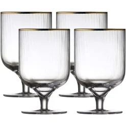 Palermo vinglass gold 30 cl 4 stk