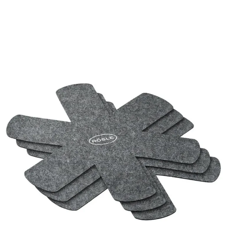 Pannebeskytter 40x40 cm 3 stk grå