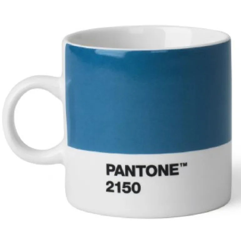 PANTONE espressokopp med hank 12 cl blå
