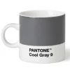 PANTONE espressokopp med hank 12 cl kald grå