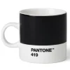 PANTONE espressokopp med hank 12 cl svart