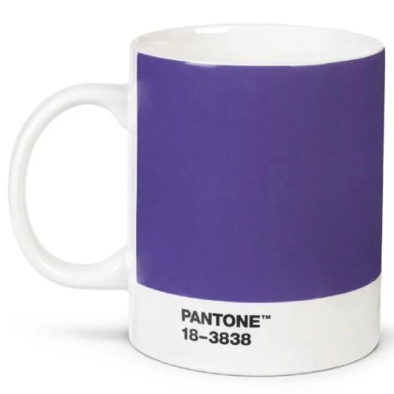 PANTONE kopp med hank 37,5 cl lilla