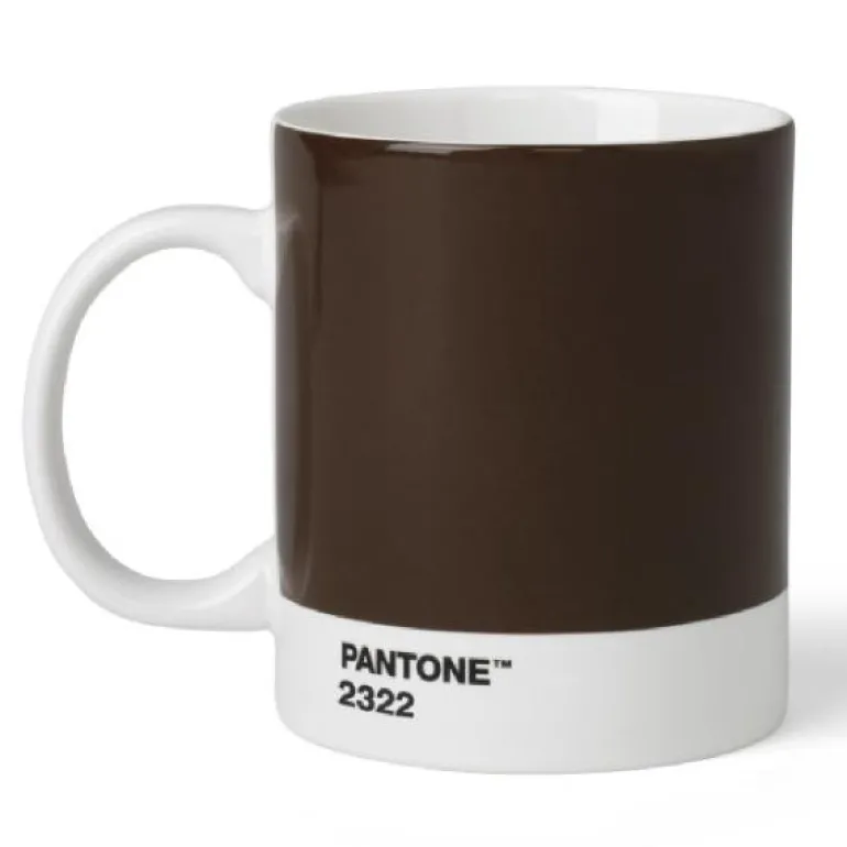 PANTONE kopp med hank 37,5 cl brun