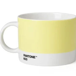 PANTONE tekopp med hank 47,5 cl lys gul