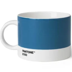 PANTONE tekopp med hank 47,5 cl blå