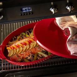 Papillote gryte 0,9L rød