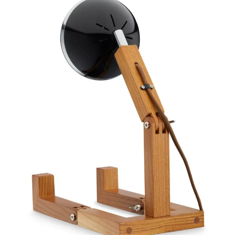 Parislampe blank svart