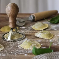Pasta La Vista ravioli stempel rund 6,5 cm natur/blank