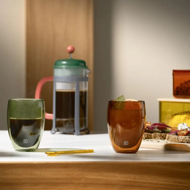 Pavina glass 35 cl 2 stk grønn