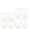 Pavina kaffeglass sett 8 stk 25 cl + 35 cl