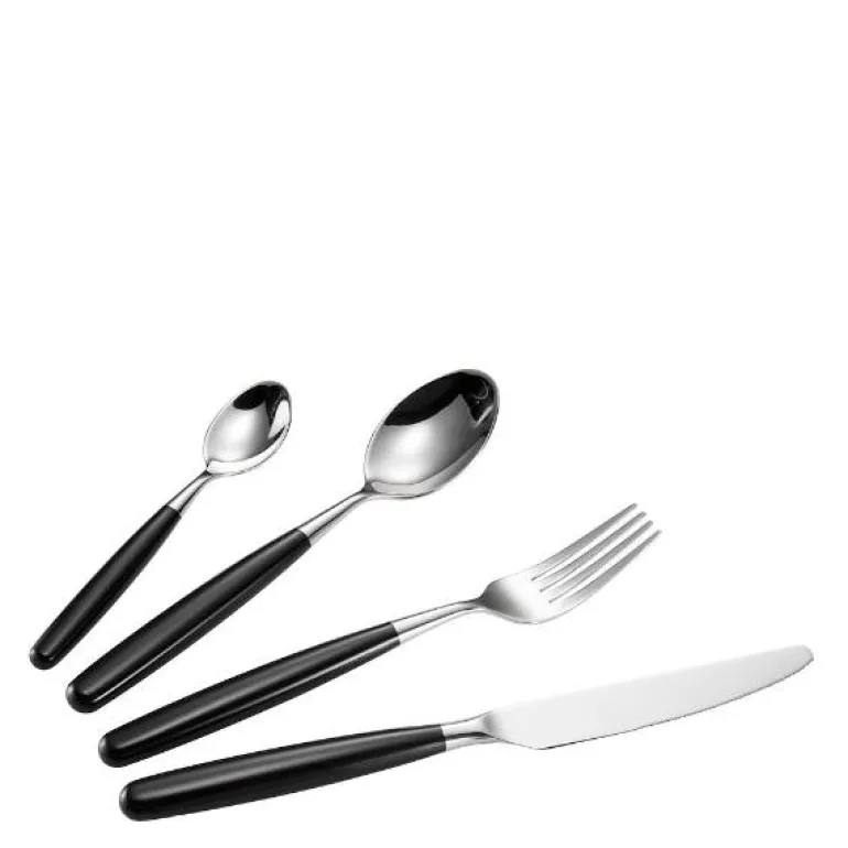 Perfect bestikksett 16 deler blank/svart