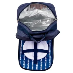 Peri piknikryggsekk for 2 personer blå 26x17x35 cm
