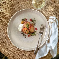 Perlemor sand flat tallerken 27 cm