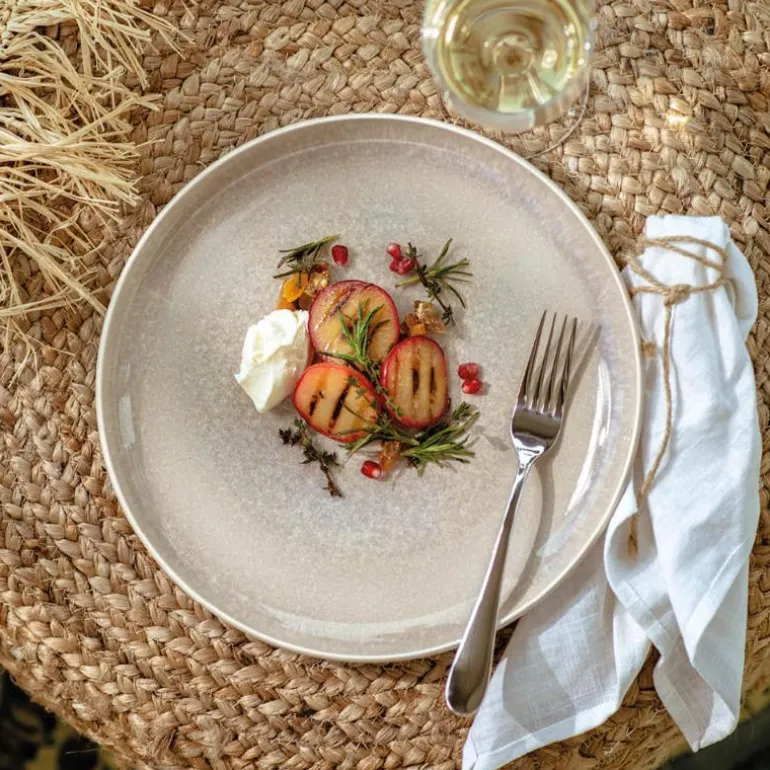 Perlemor sand flat tallerken 27 cm