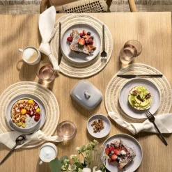 Perlemor Sand frokosttallerken/desserttallerken 20 cm beige