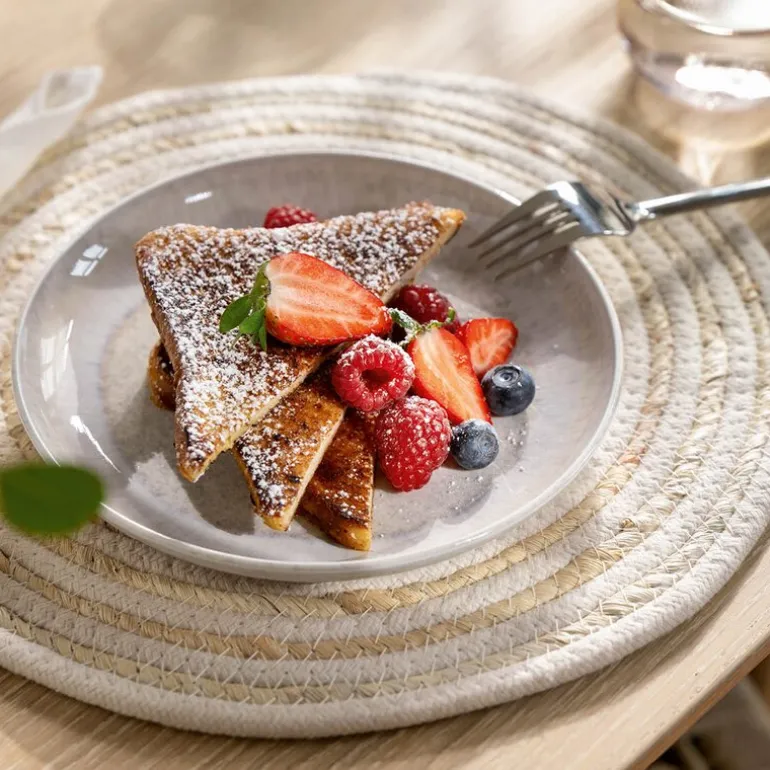 Perlemor Sand frokosttallerken/desserttallerken 20 cm beige