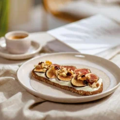 Perlemor sand tallerken 24 cm