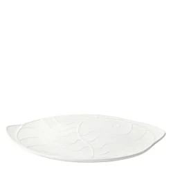 Pesce tallerken fisk 30,6x34,6 cm hvit