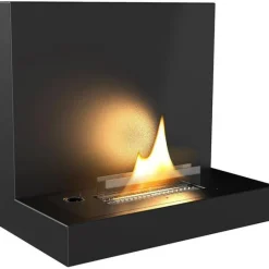 Piano vegghengt peis 180 1L svart