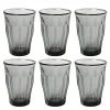 Picardie vannglass 36 cl 6 stk grå