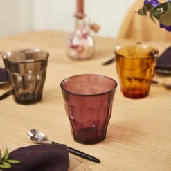 Picardie vannglass 25 cl 4 stk plum