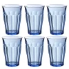 Picardie vannglass 36 cl 6 stk marin blå