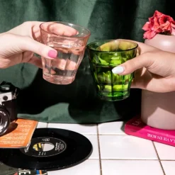 Picardie vannglass 25 cl 4 stk rosa