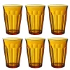 Picardie vannglass 36 cl 6 stk amber